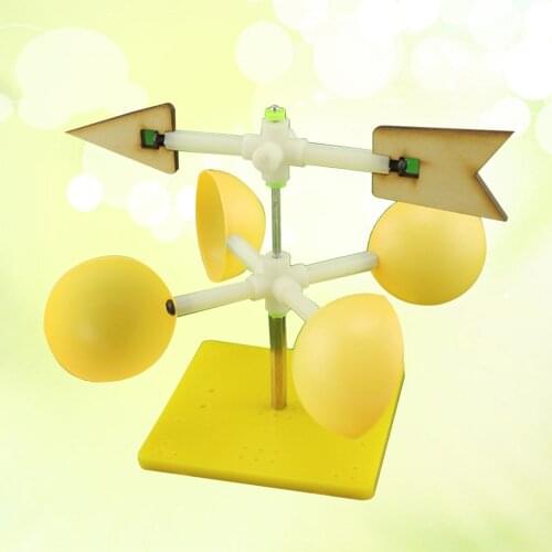 Wind Vane Model Experiment Funny Assembly Scientific DIY Wind Indicator Educational Toy Model Kit for Kids