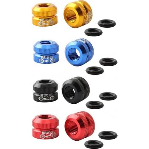 MTB Road Bike Dead Fly Bicycle Right Mouth Nut Vacuum Tire Gas Nozzle Nuts Inner Tube Valve Bicycle Accessories