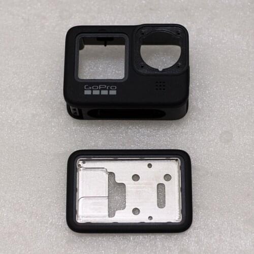 New front bezel and back cabinet cover case repair parts For GoPro Hero 9 Black Action camera