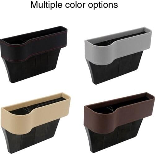 PU Seat Crevice Storage Box Bag Space storage box Seat Pocket for Wallet Phone Coins Cigarette Keys Cards For Universal