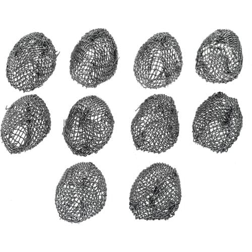 10Pcs 19mm Silver Tobacco Smoking Pipe Metal Filter Combustion Supporting Net Filter Smoking Pipe Screens Smoking Accessories