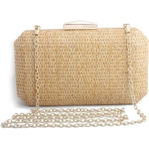 Straw Bag Clutches Purse Crossbody Bags For Women 2019 Shoulder Bag Travel Beach Bag Luxury Handbags Women Bags Designer Wallet