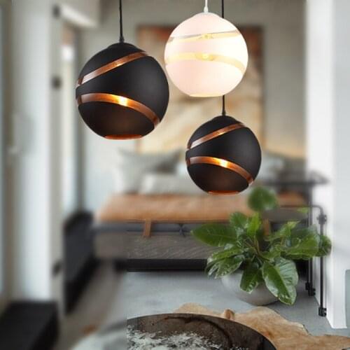 Nordic design lamp led pendant light living room decoration suspension luminaire lampshade kitchen/bedside lustre light fixture
