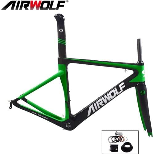 Aerodynamics Carbon Road Bicycle Frame Rim Brake 700C Internal Cable Max Tire 700*23C Ride Quality Racing Road Bike Frameset BSA
