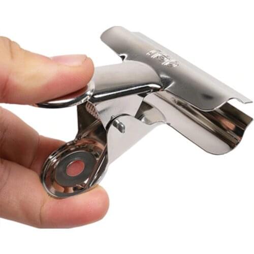 Silver Paper Clips Letter Paper Clip Metal Binder Spring Stainless Steel Folder Office School Supplies