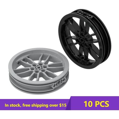 1PCS MOC Bricks 88517 75x17mm motorcycle wheel ldd88517 Building Blocks Parts Classic Brand Kids DIY High-Tech Parts Toys