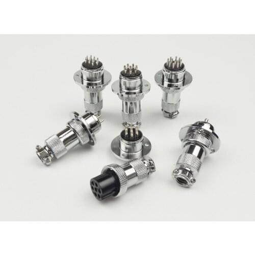 10 SET GX20 2pin 3pin 4pin 5pin 6pin 7pin 8pin 10pin 12pin Aviation Plug & Socket Circular Multipole 2-12PIN CONNECTOR