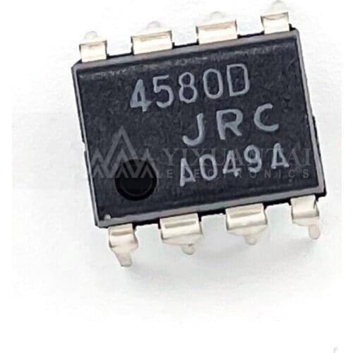 10pcs NJM4580D JRC4580DDual operational amplifier DIP8 new original For more specifications, please contact customer service