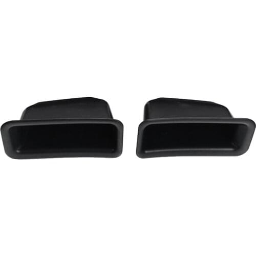2Pcs/Set Car Black Front Armrest Door Storage Box Holder Fit For Ford Explorer 2015 2014 2013 2012 2011