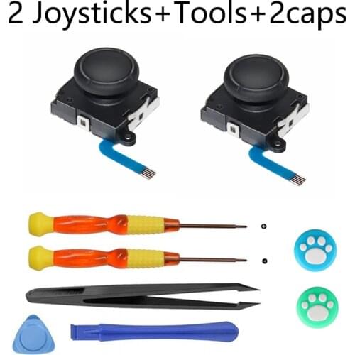 3D Joystick for NS Joy Con Nintend Switch/LITE Left Right Analog Sticks Replacement for Joy Stick Controller Repair Accessories
