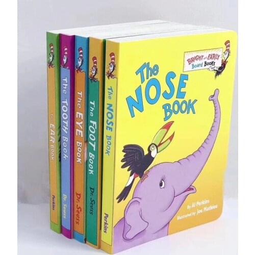 5 Books Dr.Seuss Bright and Early s Series Interesting Story Childrens Picture English Books Kids Learning Toys