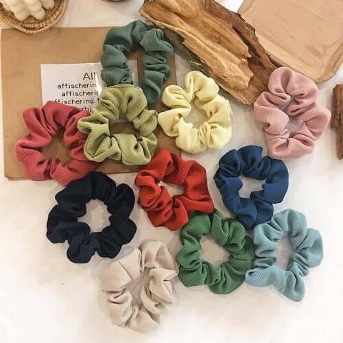 Famous Brand Designer Accessories For Hair Korean Fashion Hair Schrunchies For Feminine Kawaii Scrunchie For Girls