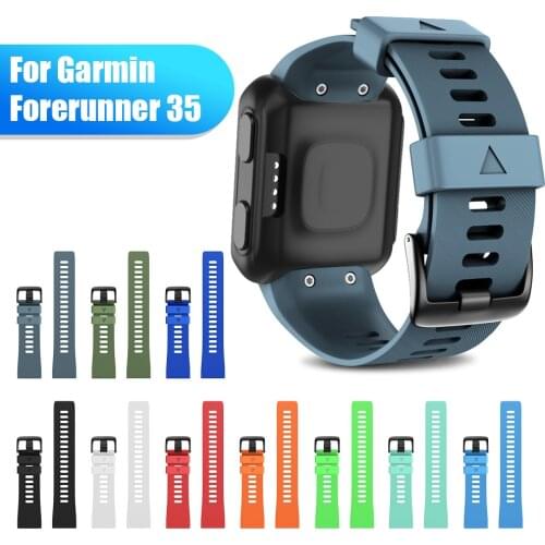 ANBEST Replacement Wristband Watchband Wrist Strap Soft Silicone Band Strap for Forerunner 35 Outdoor Sport Band for Smart Watch