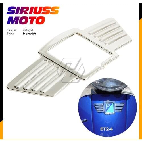 Motorcycle Chrome Wings Logo Trim Case for Piaggio Vespa ET2 50 ET4 150 GT200 GTS250ie