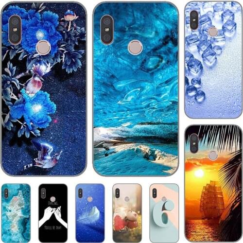 For Xiaomi Redmi Note 7 7S Note7 Pro Cover For Redmi Note 6 Pro Note6 Fashion Cool Cartoon Flower Capa Soft Silicone TPU Case