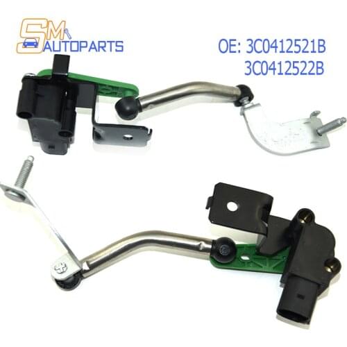 Front Left/Right Car Headlight Level Sensor 3C0412521B 3C0412522B For VW Golf Tiguan/Passat CC EOS/Rabbit GTI Accessories