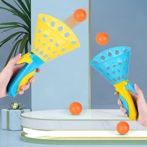 Children throwing and catching sensory integration Scoop Ball Response Capability Portable Plastic Outdoor Toy Scoop Ball Gift