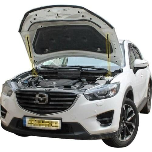For Mazda CX5 CX-5 I 2012-2016 Front Bonnet Hood Modify Gas Struts Carbon Fiber Spring Damper Lift Support Absorber