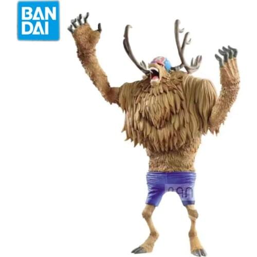 Bandai Original ONE PIECE Anime Figures Runaway Chopper PVC Action Figure Collections Model Dolls Kids Toys Gifts for Boys