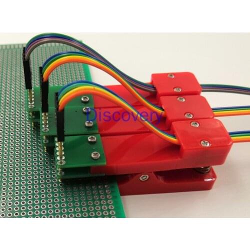 Test Frame PCB Clamp Fixture Probe Programming Fixture 2.54mm 2.0mm 1.27mm, Test Depth 22mm Single Row