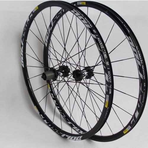 MTB mountain bike wheelset CNC aluminum alloy rolling bearing central lock six holes 26 27.5 29er Bicycle wheel set