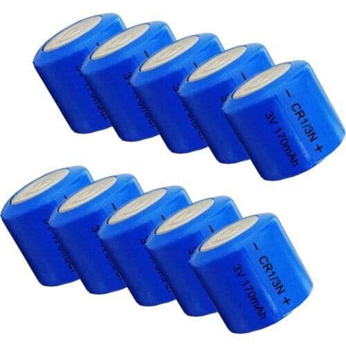 10PCS CR1/3N CR-1/3N 3V lithium battery DL1/3N CR1/3 1/3N CR13N CR13 13N Glucose camera battery dry primary batteries