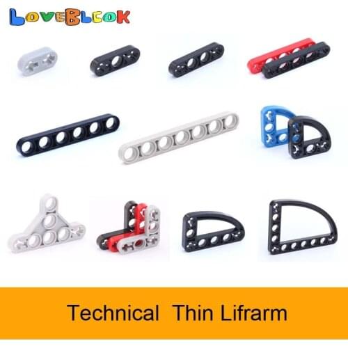 LoveBlock Technical Thin Lifrarm Building Blocks Brick Assembles MOC Parts DIY Toys Gift Creative Educational For Kid 10pcs/Lot