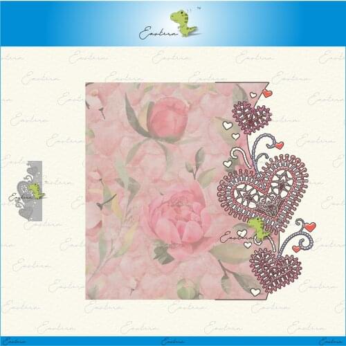 Love edge metal cutting dies 2021 new diy die molds Scrapbooking Paper Making die cuts crafts