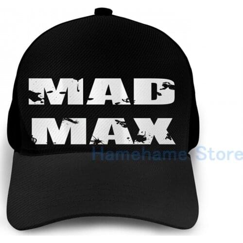 Fashion Mad Max(2) Basketball Cap men women Graphic print black Unisex adult hat