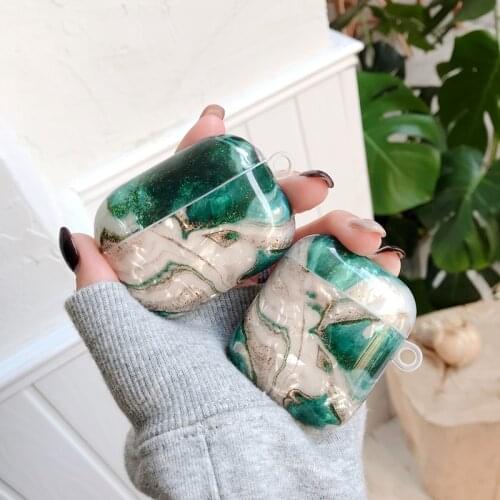 Soft TPU Marble Pattern Earpods Case for AirPods Pro 2 1 Earphone Coque Cover for AirPod Air Pods Pro 2 1 Funda Etui Cute Cases