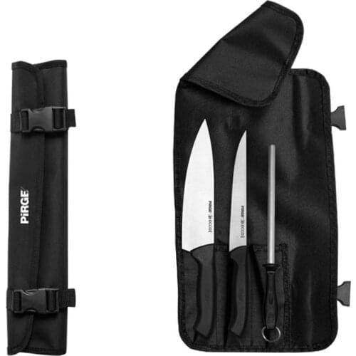 Pirge, Ecco 3 pcs Knife Set with Bag-38403 Professional Household Knives, Kitchen Knives