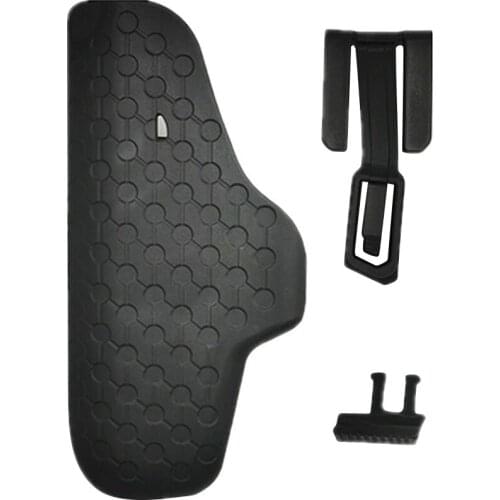 Outdoor Concealed Leather Gun Storage Sleeve Pistol Small Weapon Waist Holder Holster Equipment for Glock 17/19/22/23