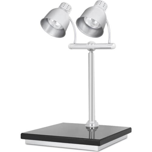 Food keep warm lamp Marble double-head Buffet food insulation table lamp Infrared heat lamp Food heat lamp