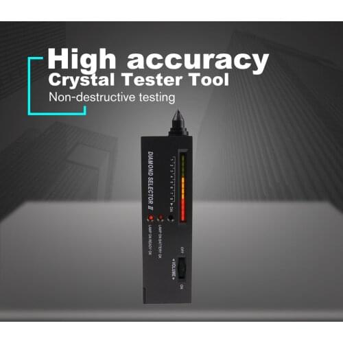 New Crystal Tester Tool Thermal Conductivity Meter Drill Pen Hardness Identification Instrument Detection Diamond Authentic Jade