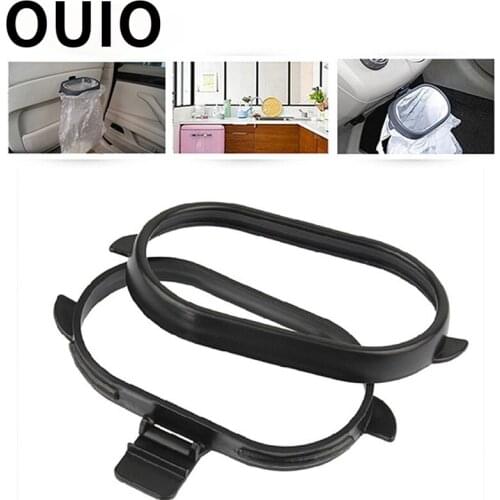 OUIO Car Garbage Bag Rack Trash Box For BMW E90 F30 F10 Audi A3 A6 C5 C6 Opel Insignia Alfa Romeo 159 giulia 147 156 Ssangyong
