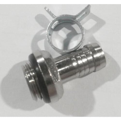 Useful Barb Fitting Water Cooling Radiator for 3/8inch ID Turbing G1/4 Chromed DEL