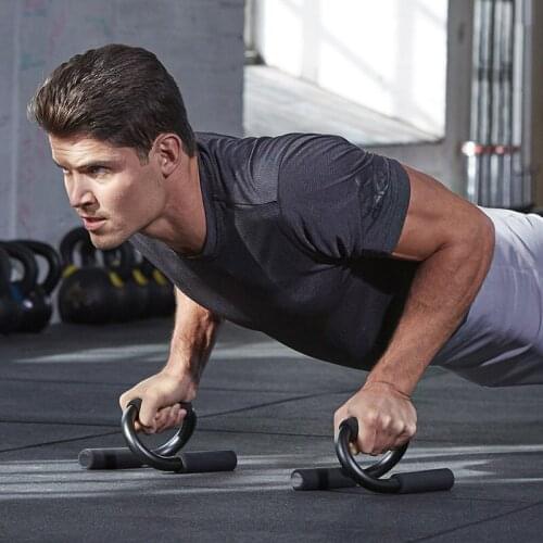 Non-slip S Shape Push Up Rack Home Gym Tool Fitness Push-Up Stands Bars Chest Muscle Expansion Training Exercise Equipment 2pcs