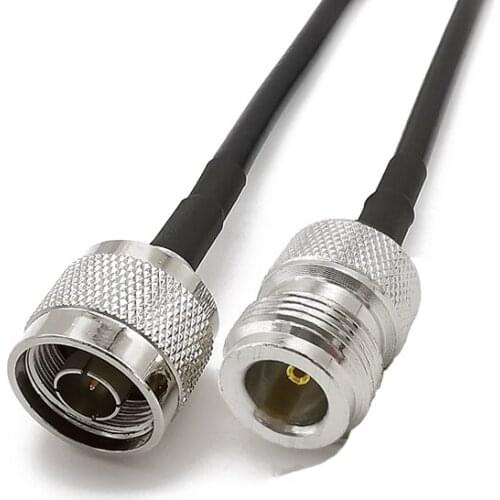 Type N Male Female Low-Loss Coax Extension Cable (50 Ohm) N Type Male Plug to N Female Jack LMR200 RF Coaxial Cable 1-15M