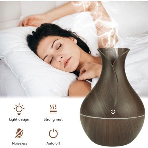 Essential Oil USB Diffuser Cool Mist Maker Air Humidifier Aroma Aromatherapy 7LED Night Light Ultrasonic Yoga Relax Equipment