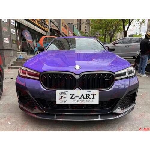 Z-ART MP carbon fiber front lip for G30 facelift carbon fiber front chin for 2021 5 series carbon front spoiler for G31 G30