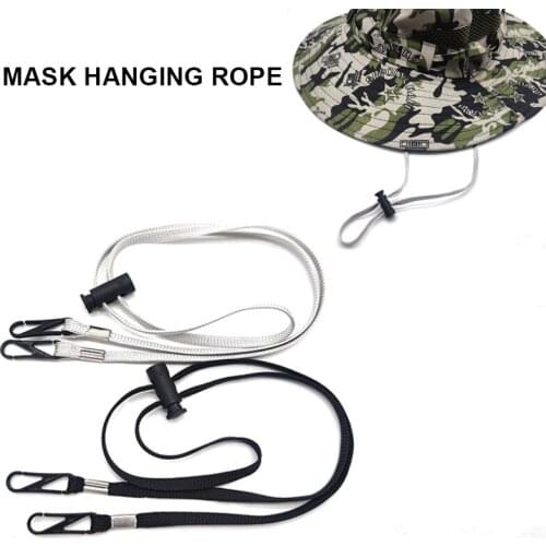 1/5pcs Adjustable Mask Hanging Rope Face Mask Lanyard Handy&convenient Safety Mask Rest&ear Holder Neck Hang Rope With Hook