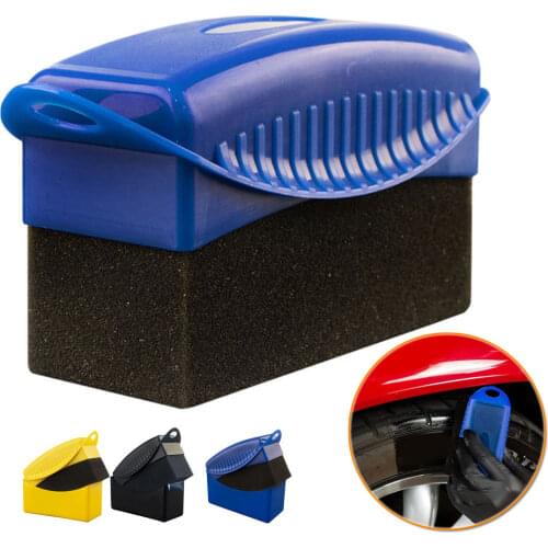 1pcs Car Wheel Polishing and Waxing Sponge Brush ABS Plastics Washing Cleaning Brush Sponge Brush