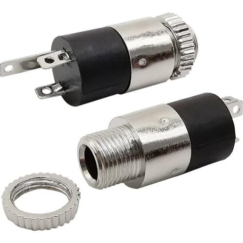 10Pcs Silver PJ392 3.5 mm Stereo Female Socket Plug PJ-392 3 Pin 3.5mm Headphone Jack Audio Video Connector Cylindrical