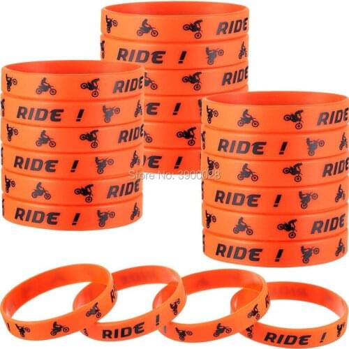 300pcs bike lover silicone wristband bracelet free shipping