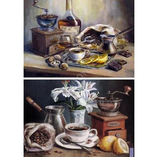 Diamond embroidery make coffee diamond painting cross stitch neendlework rhinestone home decor diamond mosaic kit pattern FG1145