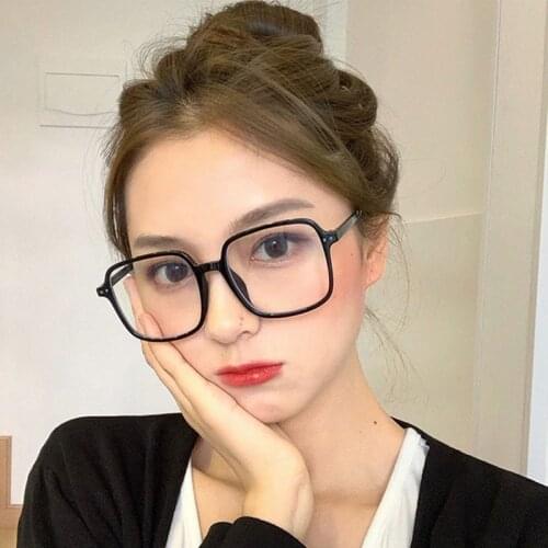 Anti-blue Light Glasses Square Glasses Frame Myopia Glasses Designer Optical Frames Clear Lens Glasses Fashion Accessories