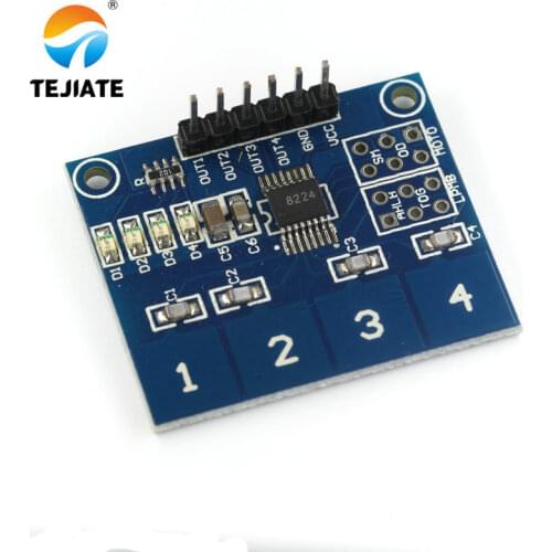 TTP224 4-way 4Channel Capacitive Touch Switch Digital Touch Sensor Module