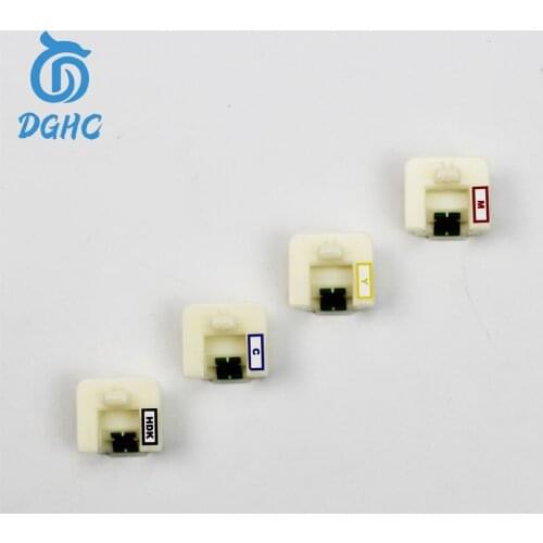 40pcs 4 color Ink cartridge chip with holder for Epson F6070 F7070 F6270 F6000 F6200 F7200 F9200 F9300 F9370 T7411 T741X-T7414