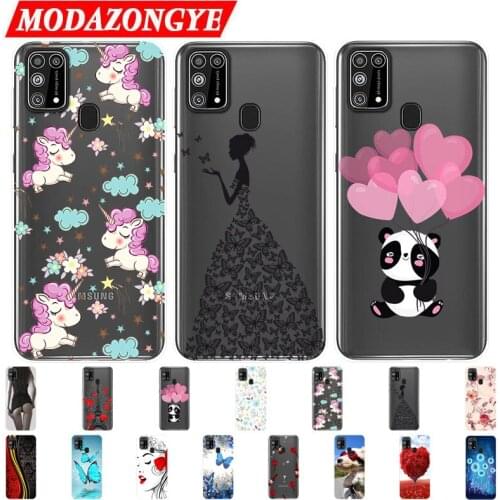 For Samsung Galaxy M31 Case Silicone TPU Phone Case For Samsung Galaxy M31 M21 M315F GalaxyM31 Case Soft Cover