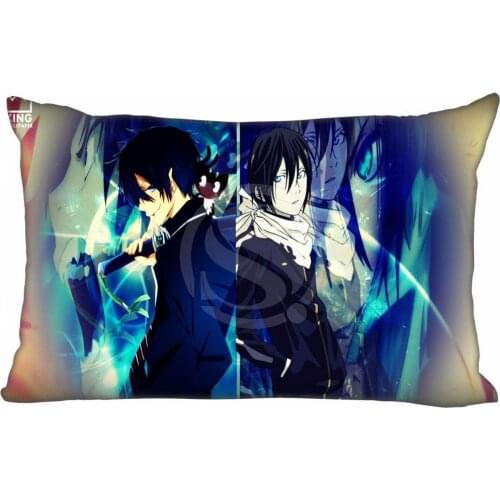 Hot Sale Noragami #4 Pillowcase Custom Zippered Rectangle Pillow Cover Cases Size 35X45cm (one sides) WT#905&fg40